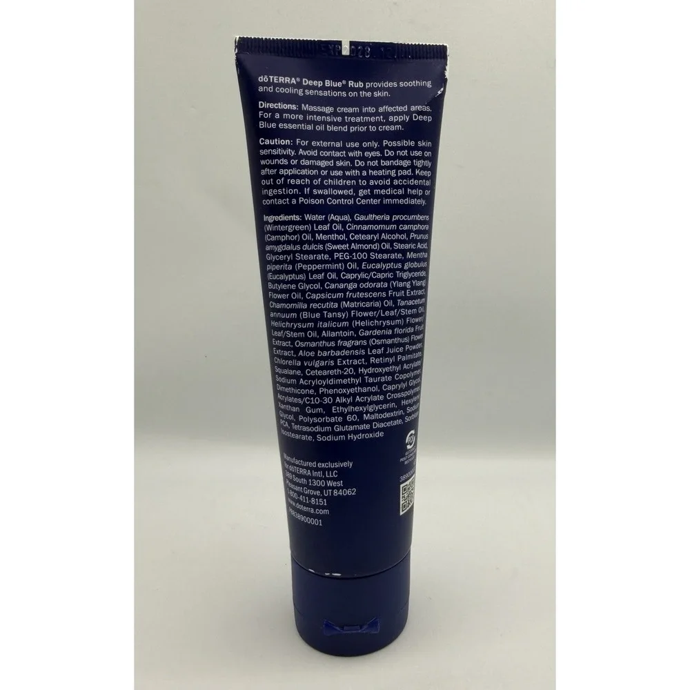 doTERRA Deep Blue Rub 4 fl oz (120 mL) - Blue Exp: 12/2028